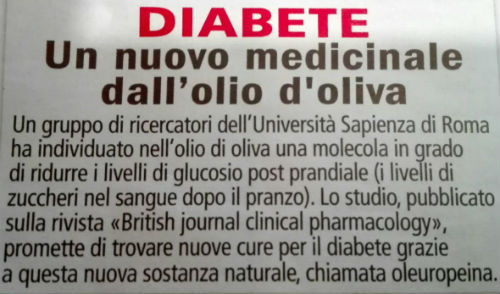diabete benefici olio oliva